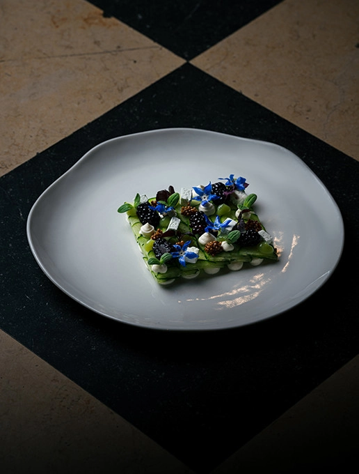 A carefully crafted dish to be enjoyed at Dans le Noir ? restaurant