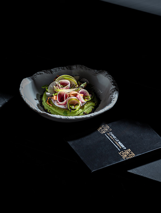 Plat de Noël servi au restaurant Dans le Noir ?