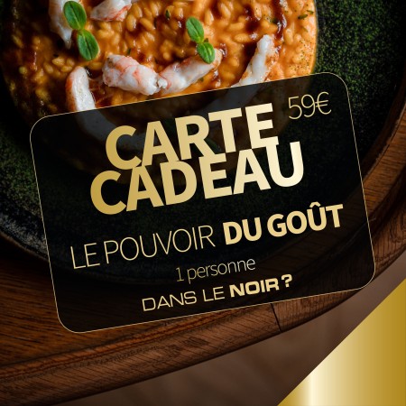 Carte cadeau insolite : Dîner sensoriel à Dans le Noir ? Tours